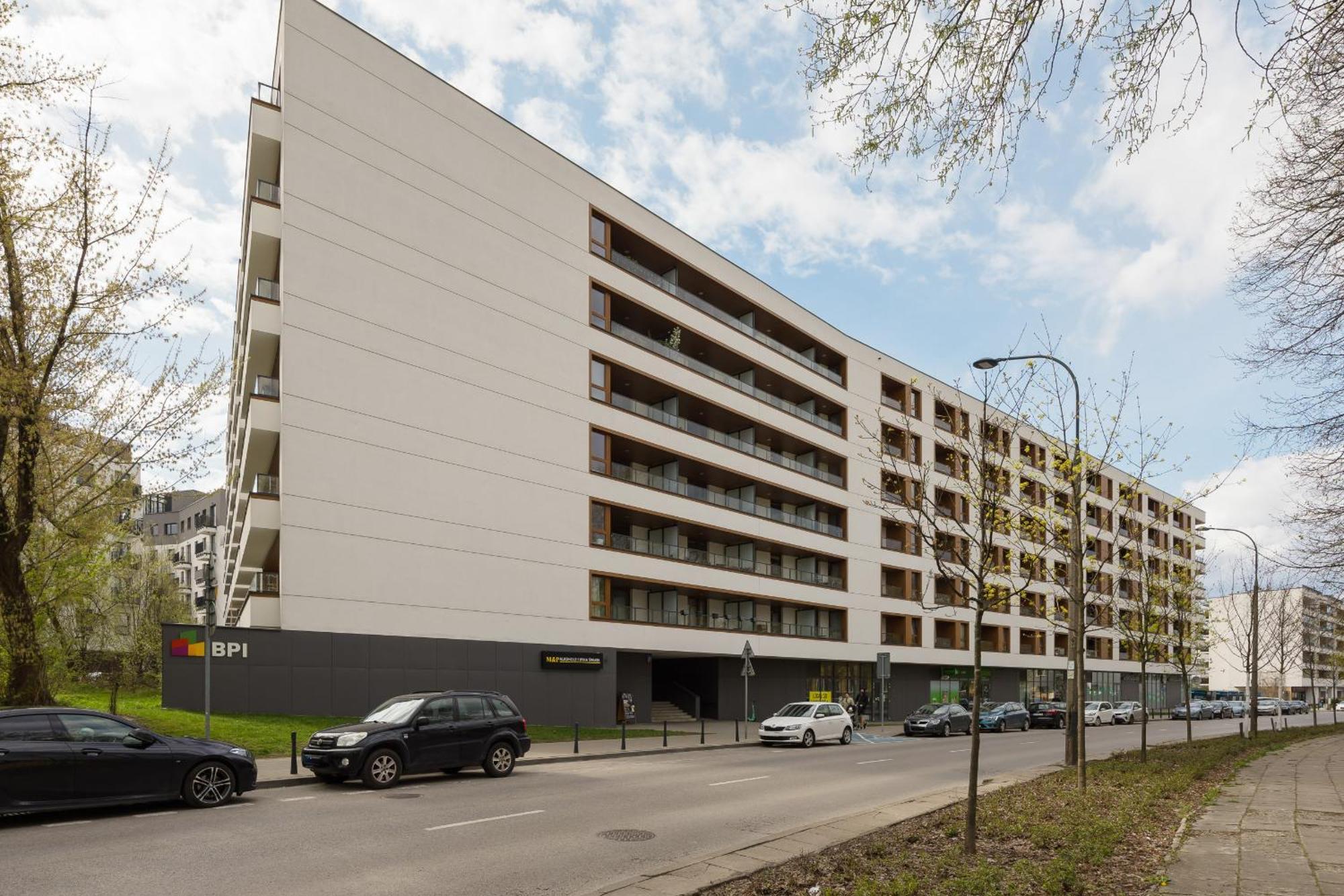 Apartment With Balcony & Parking In Warsaw By Noclegi Renters Екстер'єр фото